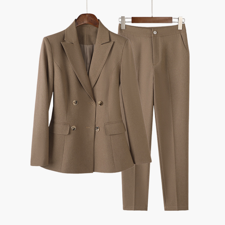 Zweiteiliger Damenanzug mit Blazer und Hose