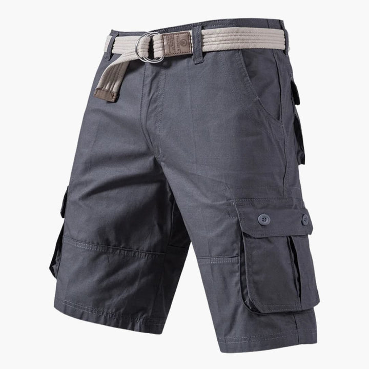 Cargoshorts mit Gürtel und Taschen - für Herren im Freizeitstil