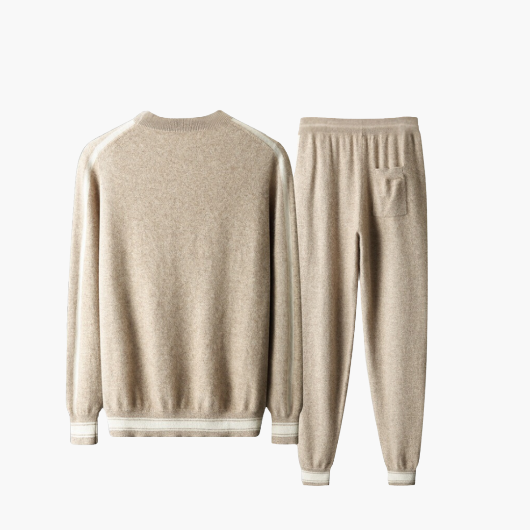 Herren set mit Merino Mischung und Schnitt