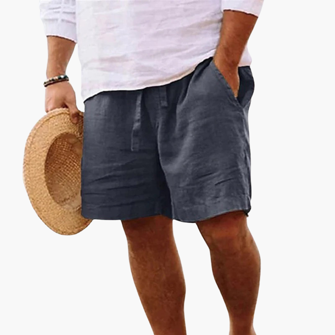 Männer Sommer-Shorts mit Kordelzugbund und Seitentaschen