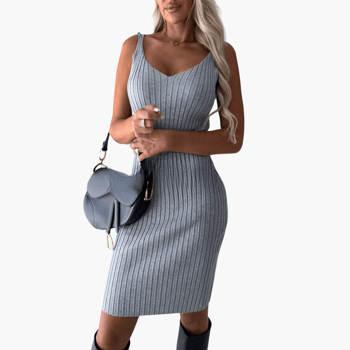 Bequemes langärmeliges Minikleid-Set für Frauen - SchmiedeMode