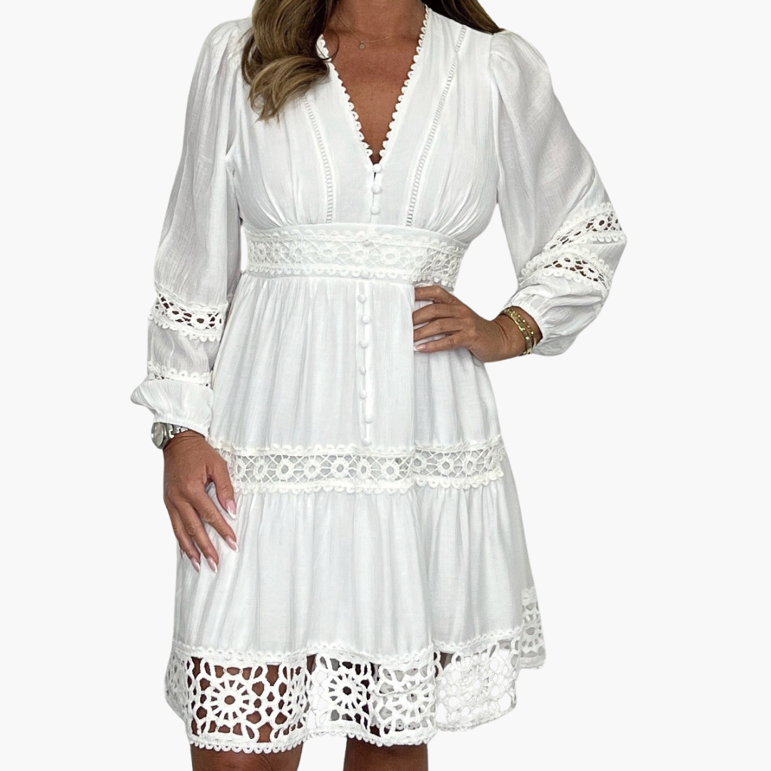 Boho Kleid für Damen mit Spitze – Sommerlook & Elegant