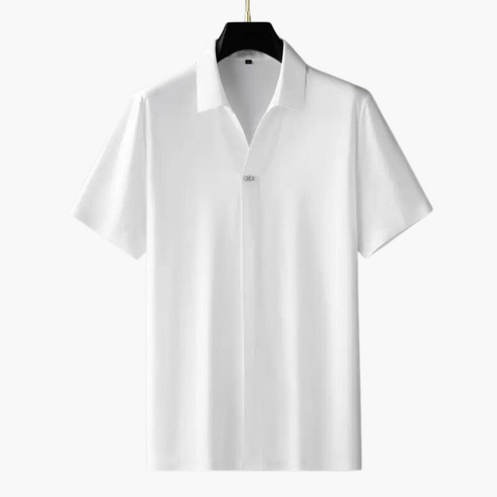 Zweiteiler Set für Herren – Kurzarmshirt mit Stoffhose