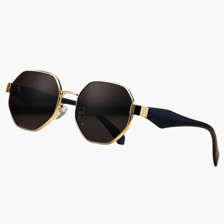 Damen Sonnenbrille mit runder Fassung und UV400 Schutz