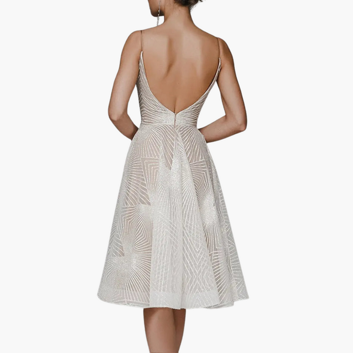 Elegantes Abendkleid für Damen mit Pailletten – Party Look