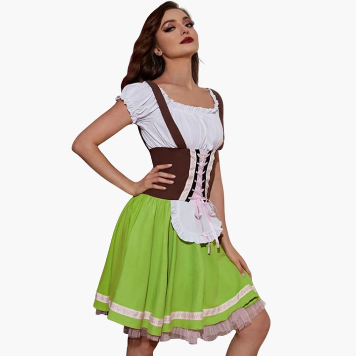 Klassisches Dirndl kleid für Damen - Oktoberfest 2025
