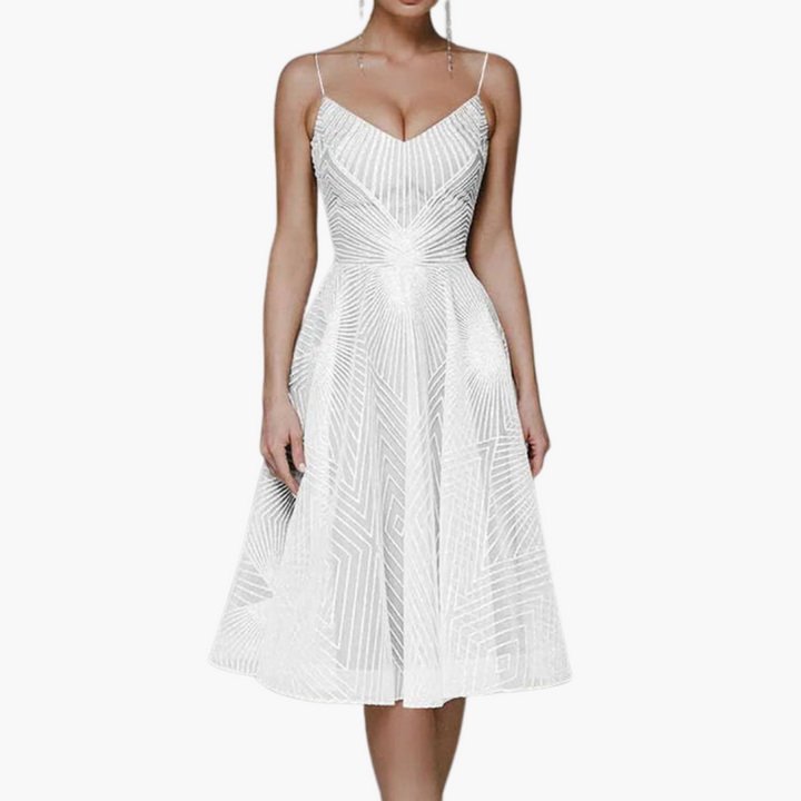 Elegantes Abendkleid für Damen mit Pailletten – Party Look