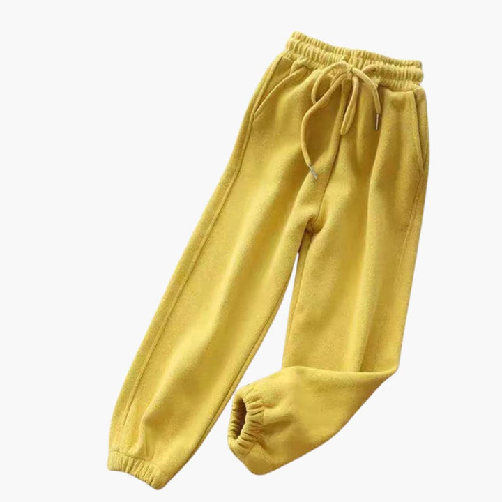 Damen Jogginghosen mit Kordelzugbund und Bündchen