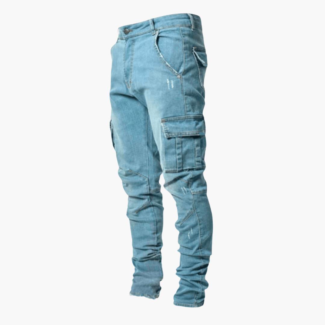 Stilvolle elastische Stretch-Jeans für Herren - SchmiedeMode