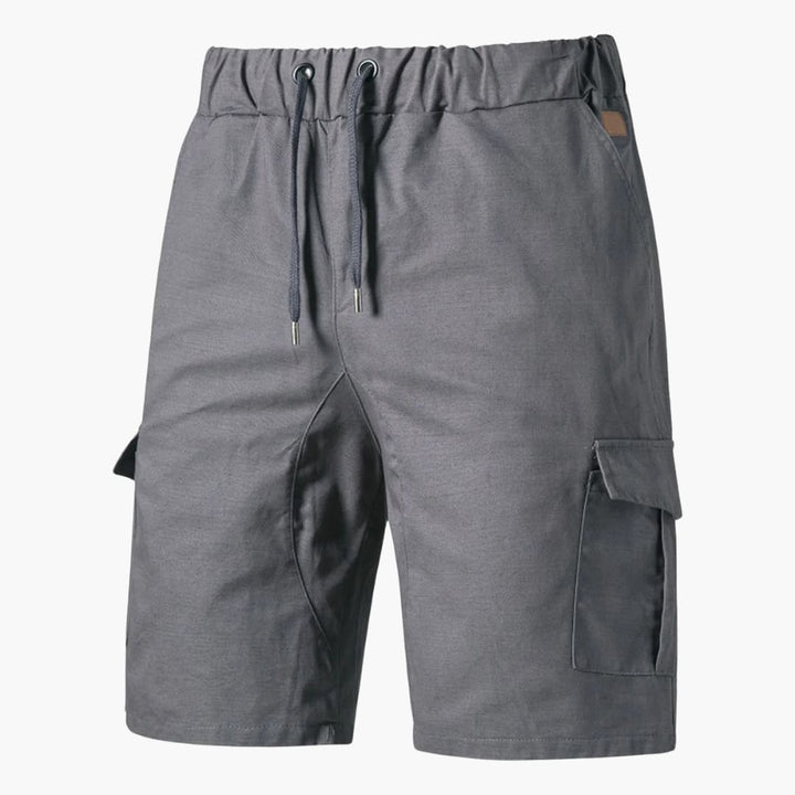 Herren Sommer Cargo Shorts mit Taschen und Kordelzug