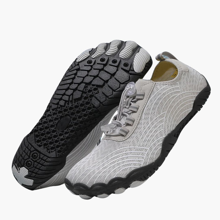 Unisex Outdoor Barfuß schuhe mit elastischem Verschluss und rutschfester Sohle