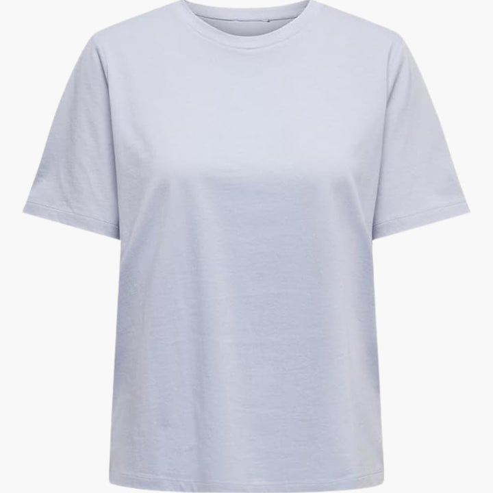 Damen T-Shirt mit Rundhalsausschnitt und kurzen Ärmeln