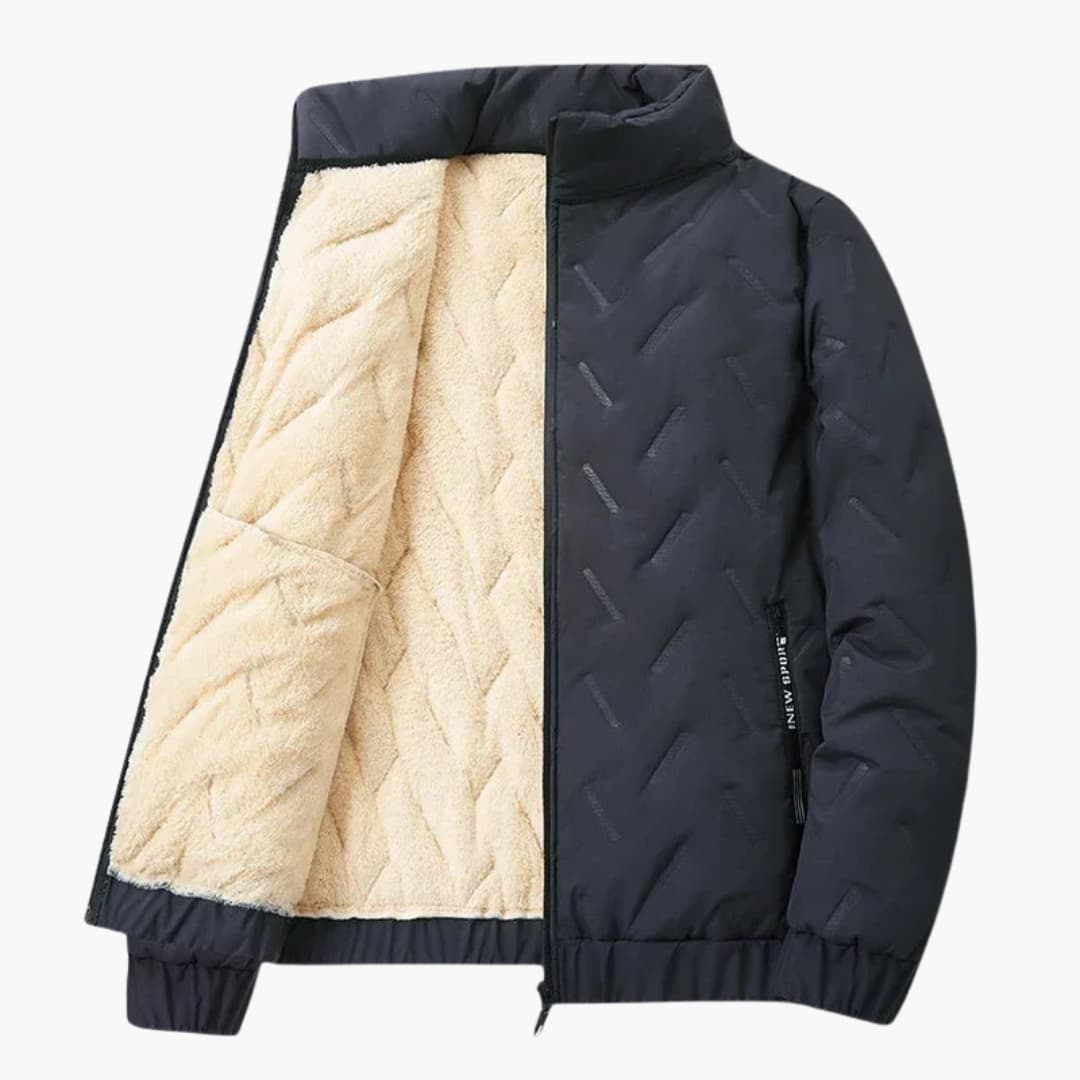 SkiJacke für Herren mit Reißverschluss und gefüttertem Innenfutter