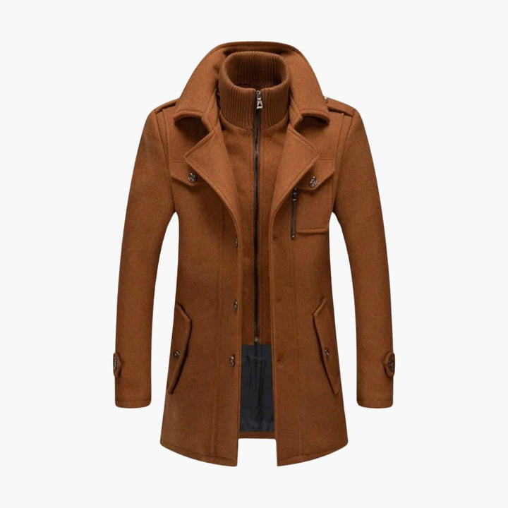 Warmer zweiteiliger Wintermantel für Herren - SchmiedeMode