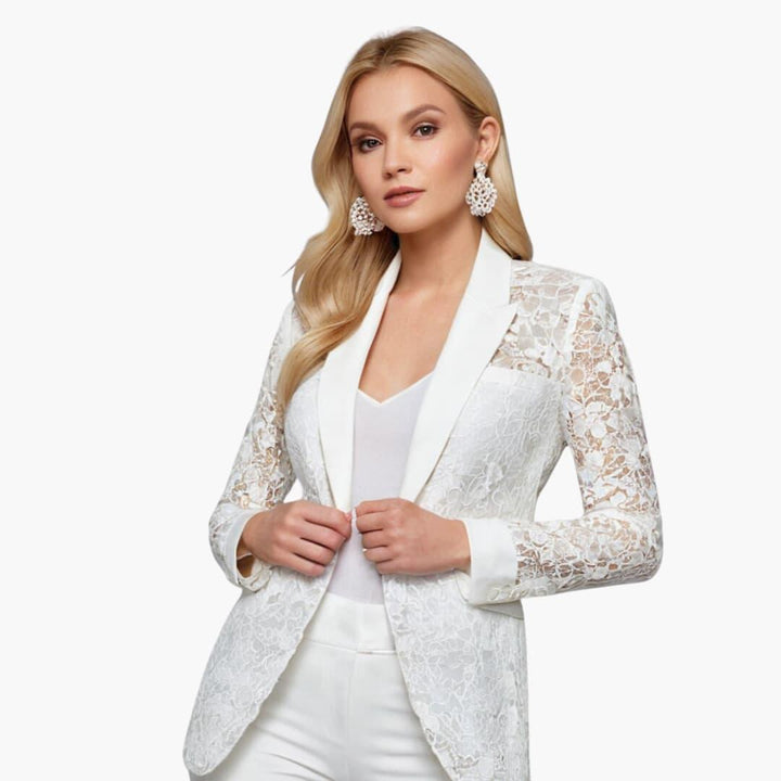 Eleganter Spitzenblazer für Damen - SchmiedeMode