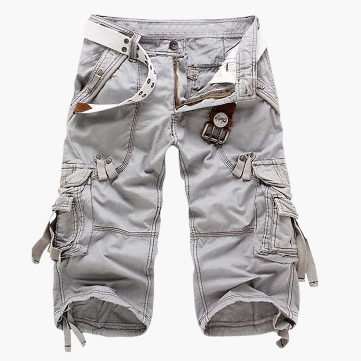 Herren Cargoshorts mit Taschen und verstellbarem Bund für Sommer