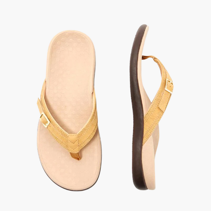 Zehentrenner Damen – Bequeme Flip Flops mit ergonomischem Fußbett