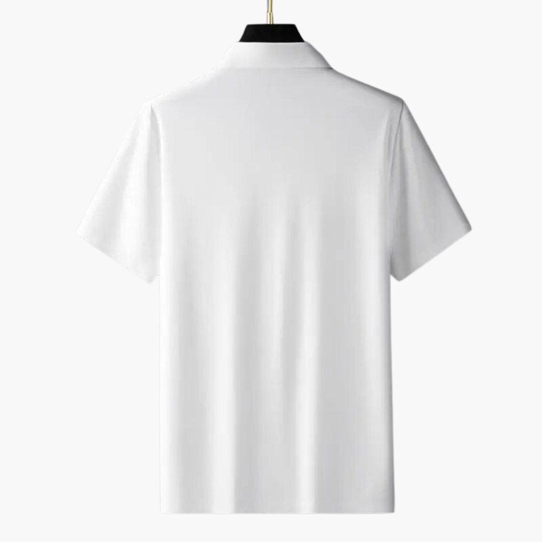 Zweiteiler Set für Herren – Kurzarmshirt mit Stoffhose