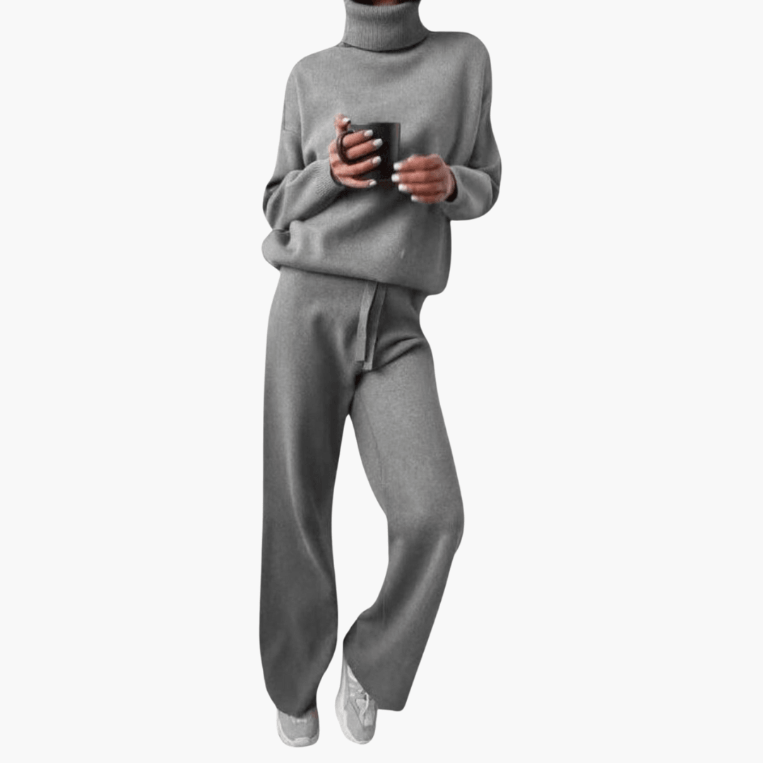 Luxuriöses Rollkragen-Set für Damen - SchmiedeMode