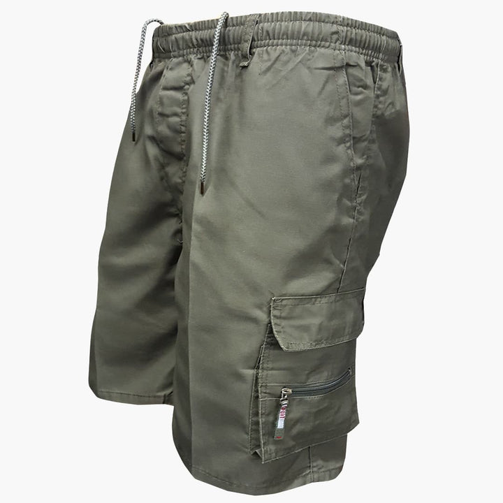Herren Cargo Shorts mit Taschen und Kordelzug für Sommer