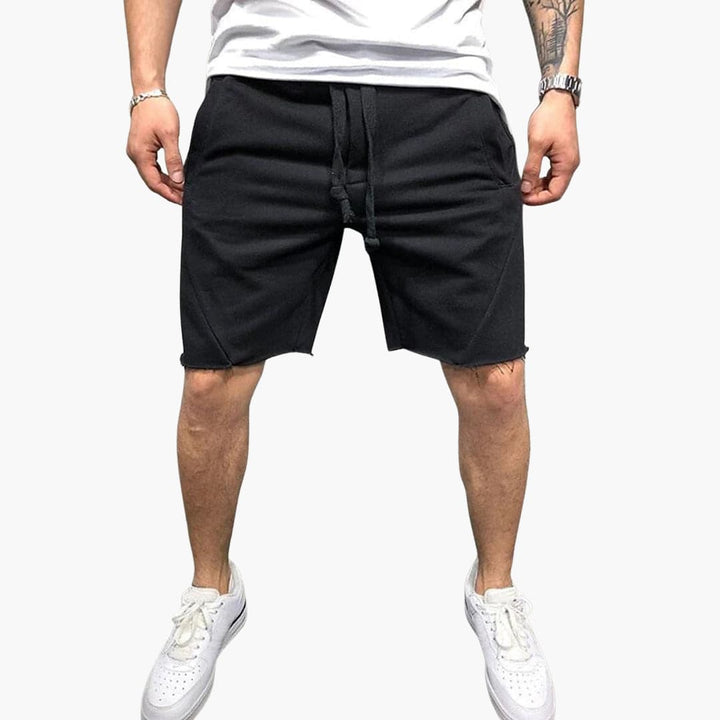 Herren Shorts knielang mit Kordelzug für den Sommer