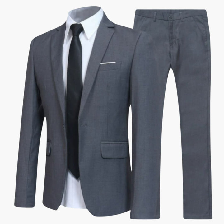 2-teiliges Anzug Set - Slim Fit Herrenanzug für Business Look - SchmiedeMode