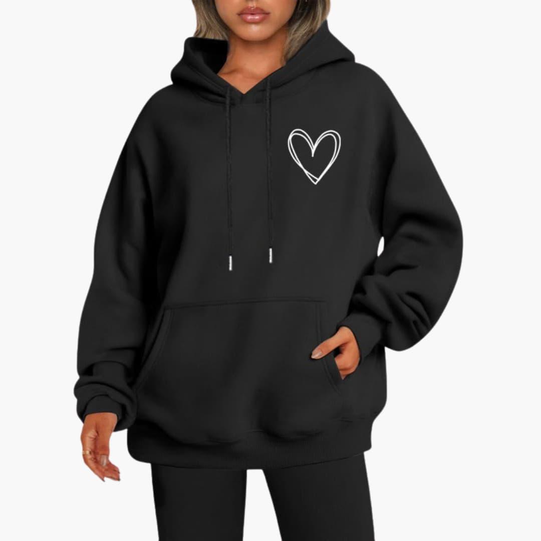 Bequemer Hoodie für jeden Tag für Damen - SchmiedeMode