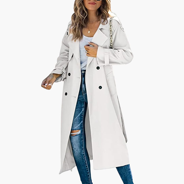 Doppelreihiger Trenchcoat für Damen