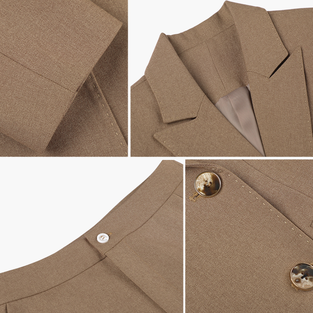 Zweiteiliger Damenanzug mit Blazer und Hose