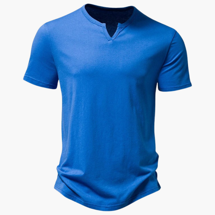 Bequemes Henley-Shirt für Herren – kurzärmelig & sommerlich