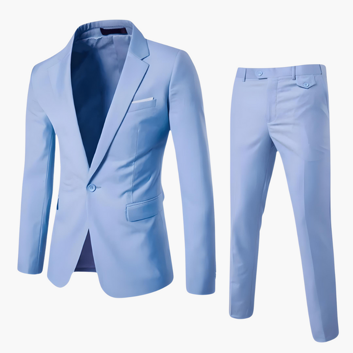 Slim Fit Anzug-Set für Herren mit Blazer und Hose