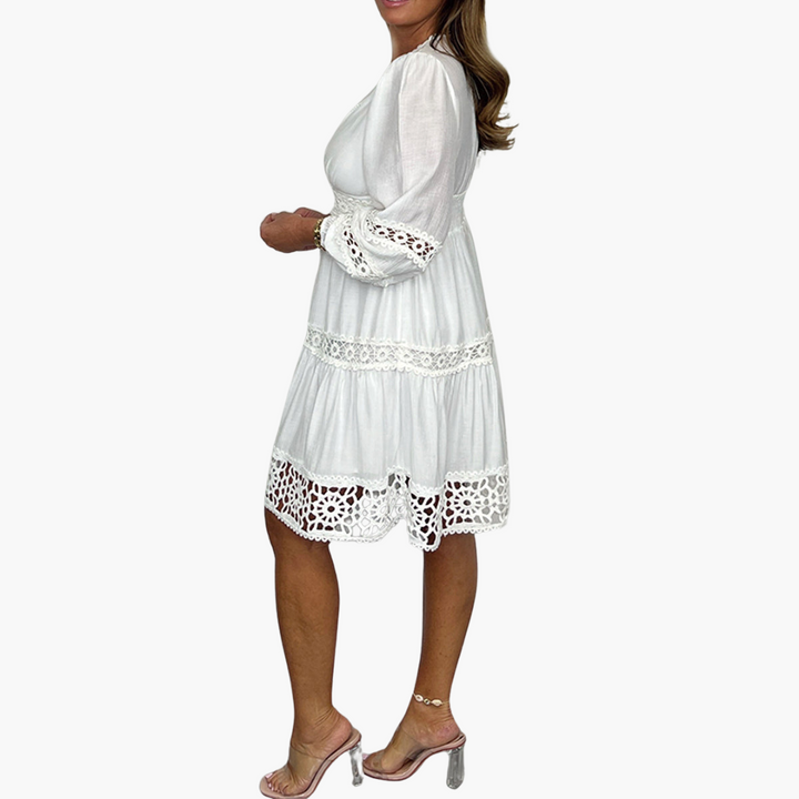 Boho Kleid für Damen mit Spitze – Sommerlook & Elegant