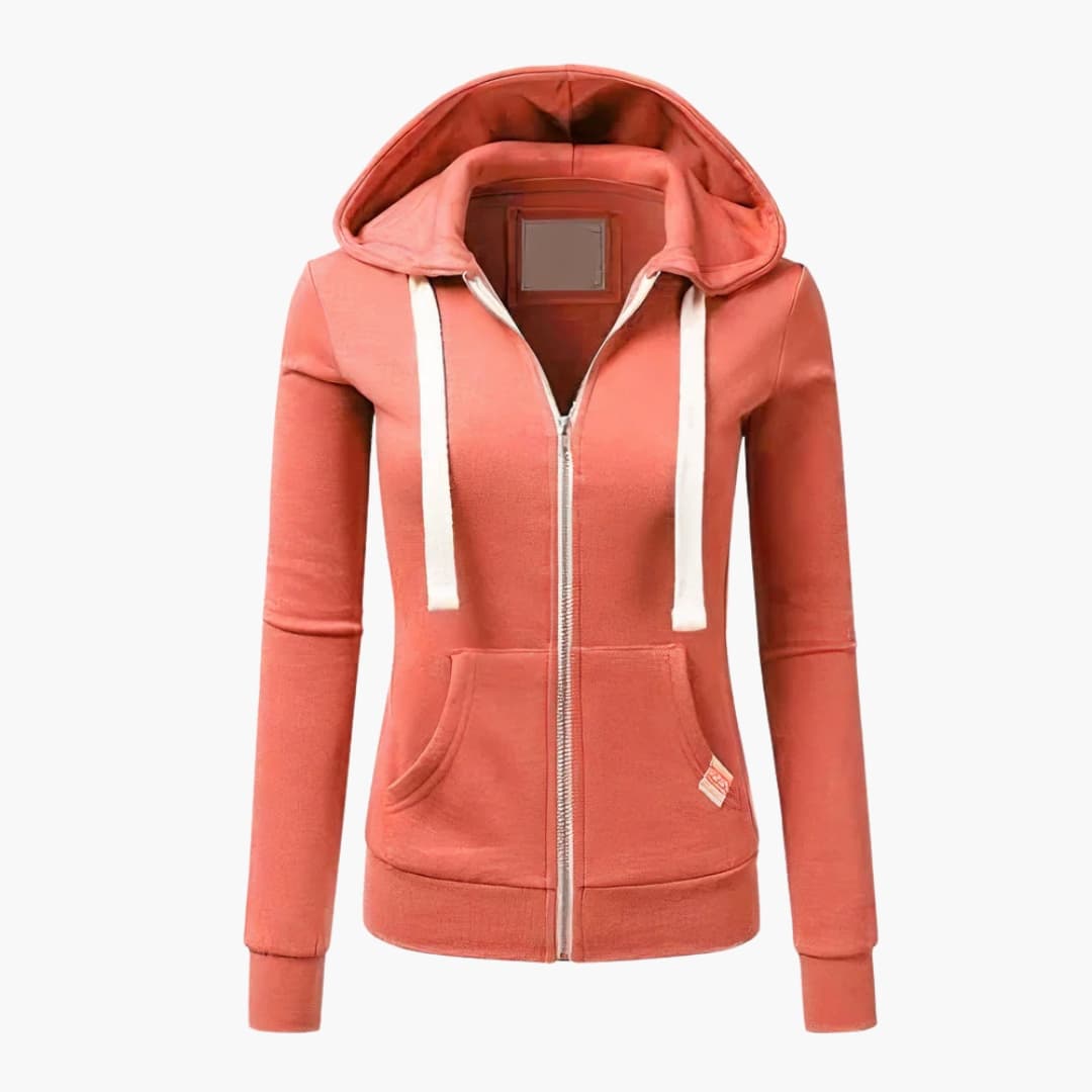 Damen Kapuzenpullover mit Reißverschluss Hoodie für den Alltag