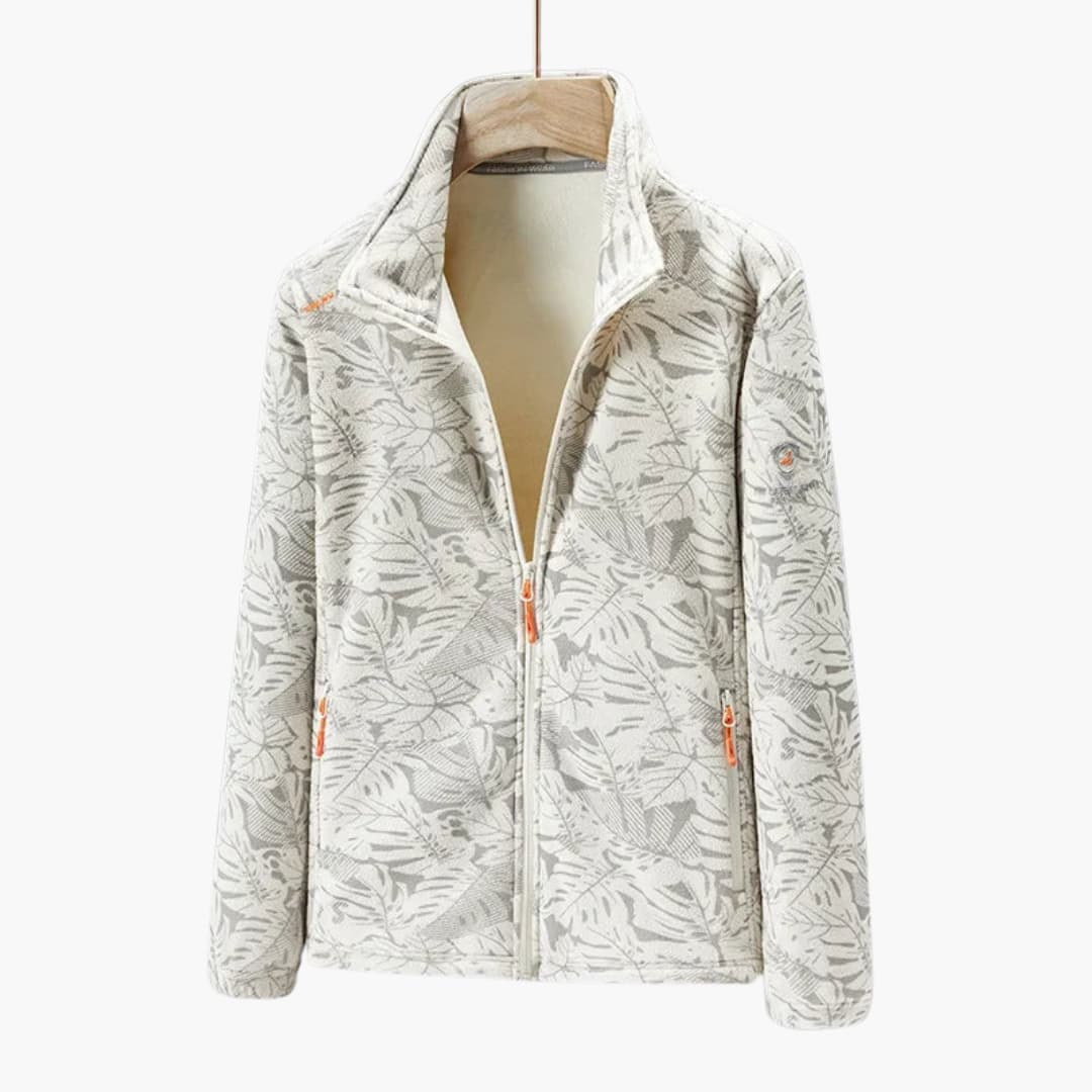 Unisex-Jacke mit Reißverschluss und Seitentaschen