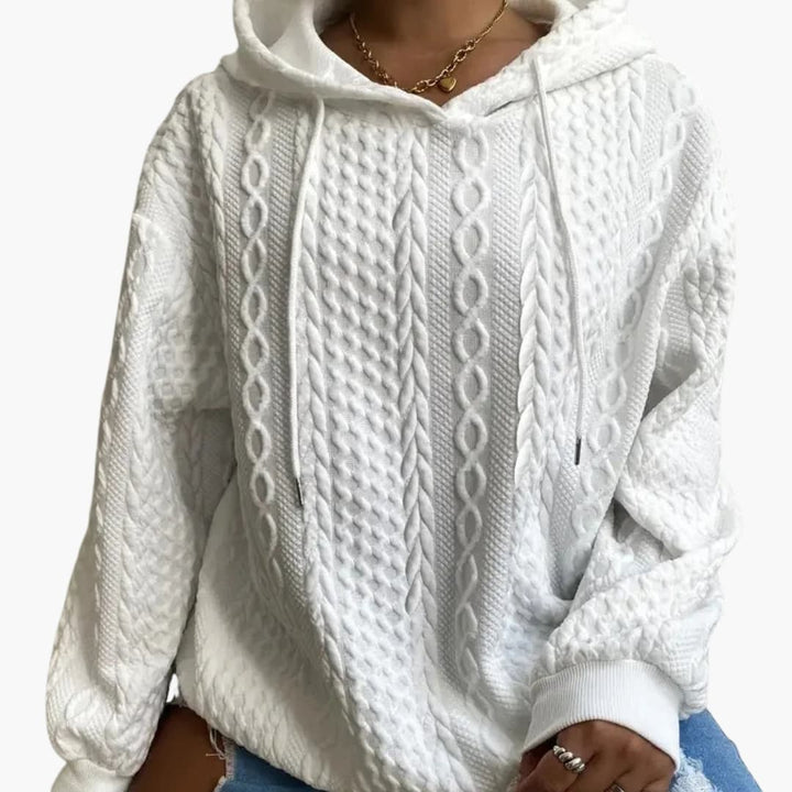 Frauen Hoodie mit Kapuze und langen Ärmeln