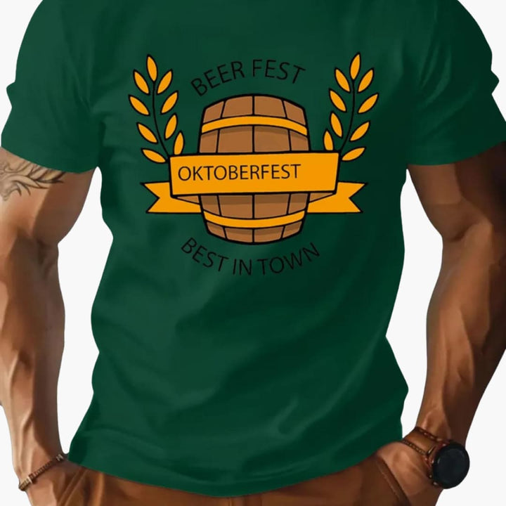 Bedrucktes T-Shirt für Herren - Oktoberfest 2025