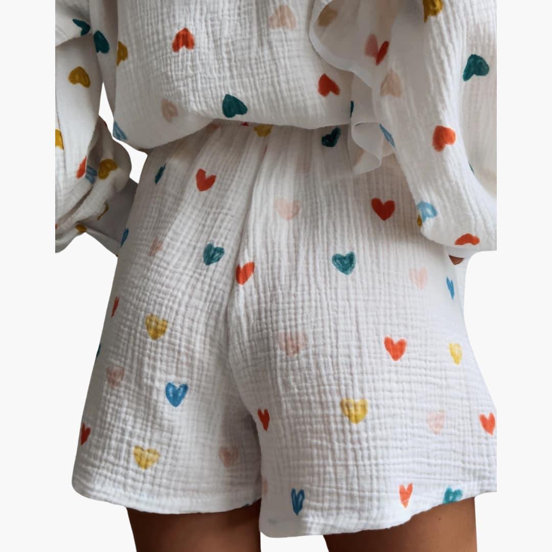 Trendiger Baumwoll-Zweiteiler für Damen - SchmiedeMode