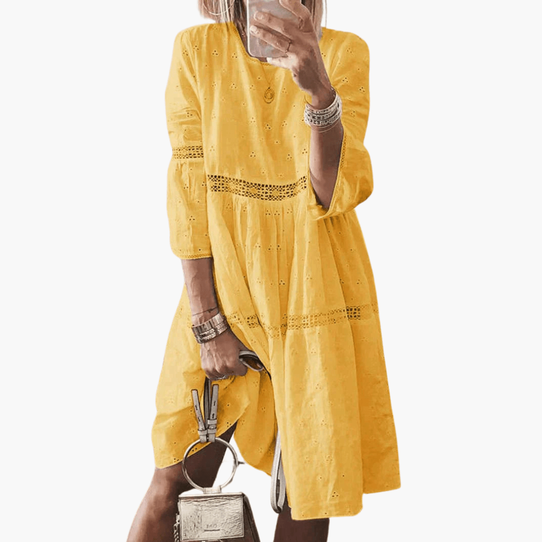 Elegantes und bequemes Strickkleid für Frauen - SchmiedeMode