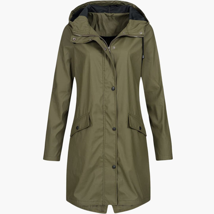 Kapuzierter Parka mit Taschen für Damen