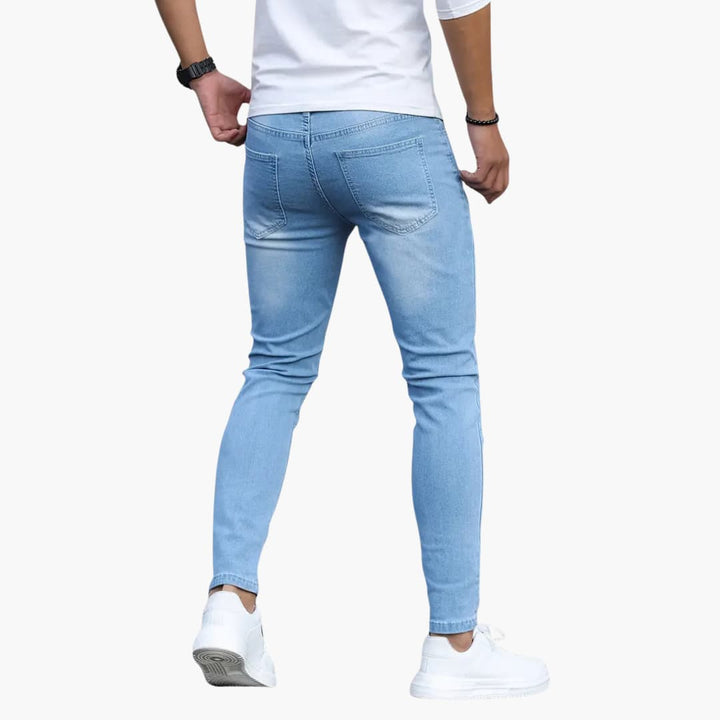 Herren Skinny Jeans mit Slim Fit und schmal zulaufenden Beinen