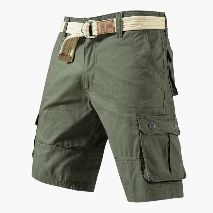 Cargoshorts mit Gürtel und Taschen - für Herren im Freizeitstil