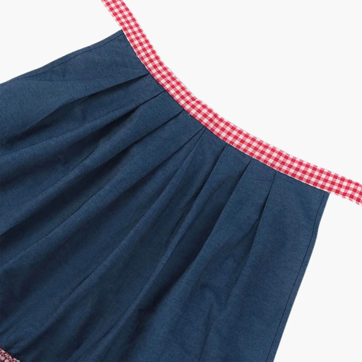 Kariertes Dirndl Kleid für Damen - Oktoberfest 2025