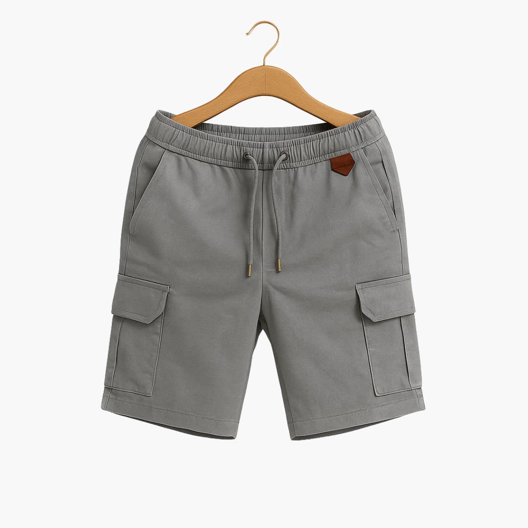 Herren Cargo Shorts mit Kordelzug und Seitentaschen