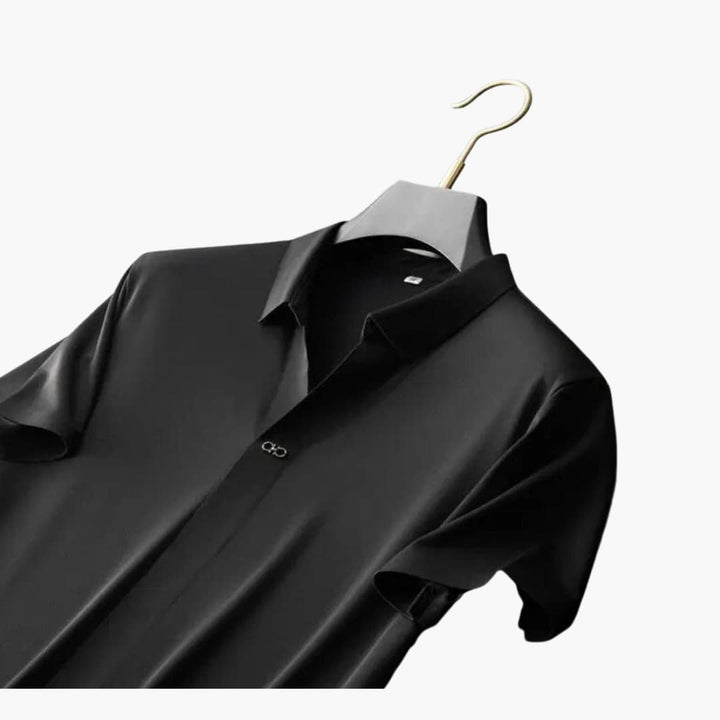 Herren Sommer-Zweiteiler mit Kurzarmhemd und Slim-Fit-Hose