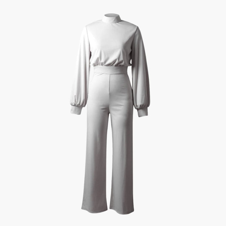 Eleganter Damen Jumpsuit - Bequemer Stil mit halbem Kragen