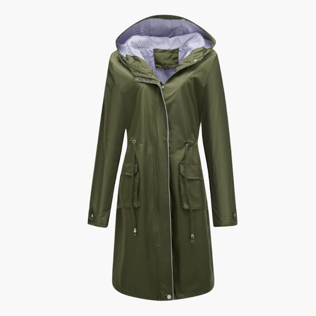 Kapuzen trenchcoat für Damen