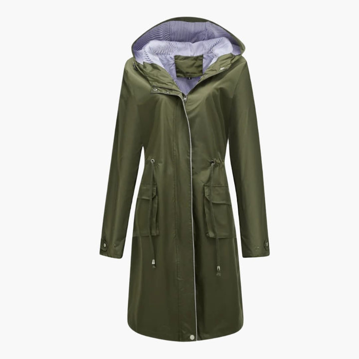 Kapuzen trenchcoat für Damen
