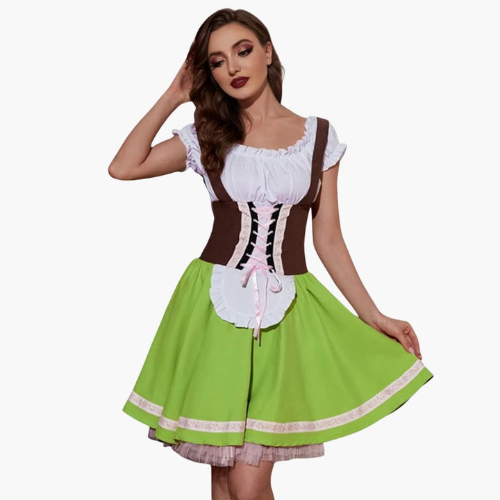 Klassisches Dirndl kleid für Damen - Oktoberfest 2025