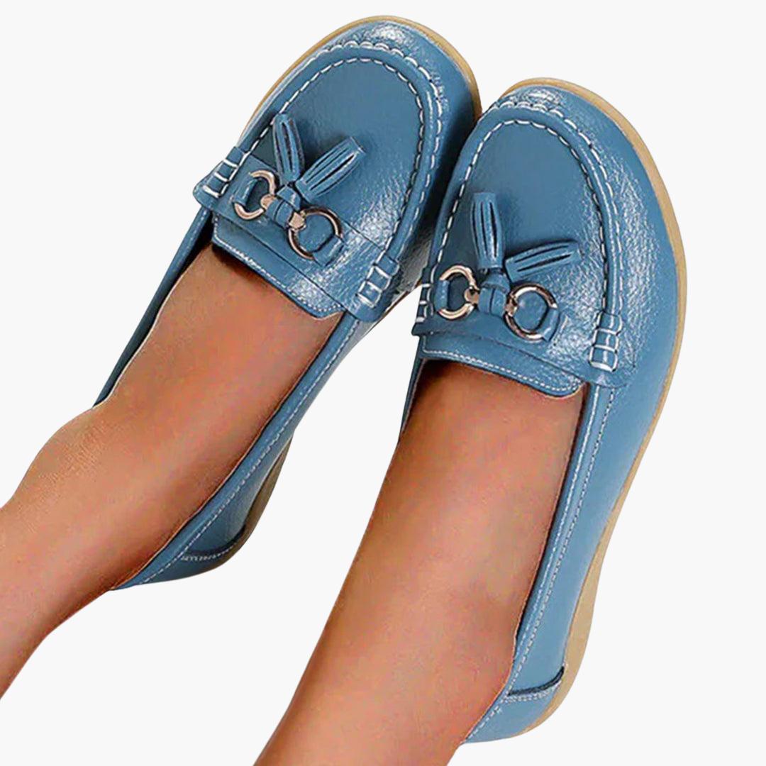Loafer für Damen – Bequeme Mokassins mit Keilabsatz & Tasseln