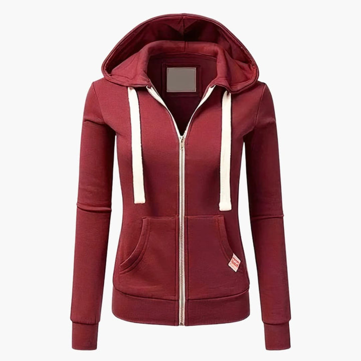 Damen Kapuzenpullover mit Reißverschluss Hoodie für den Alltag